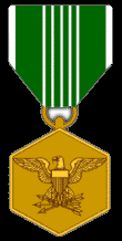 The Army Commendation medal is awarded for excellent service to individuals of lower ranks. (Master Sergeant â€“ Colonel)