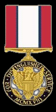 The Distinguished Service Medal is awarded for exceptional service during a specific task.