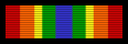 The Army Service Ribbon is awarded to anyone who has successfully completed their trial period. (Private E-2 and higher)